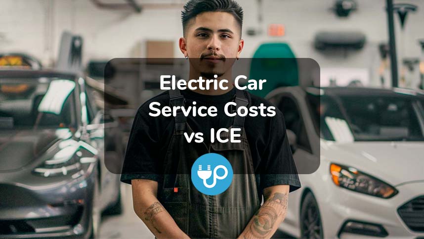 Electric Car Service Costs vs ICE