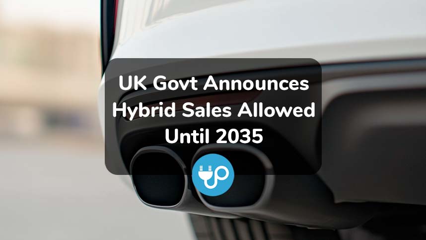 UK Government Announces Hybrid Sales Allowed Until 2035